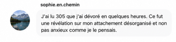 Message reçu d'une lectrice